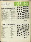 Page containing article HOLIDAY CROSSWORDS CRYPTIC CROSSWORD