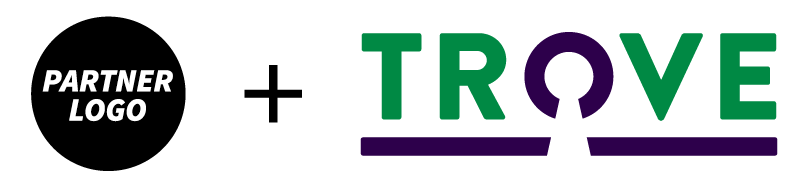 Partner logo and Trove logo