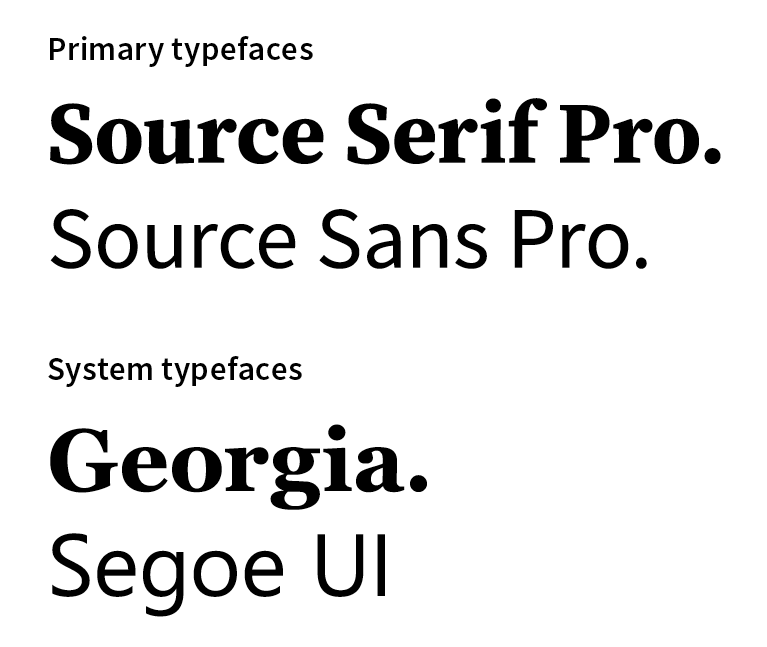 Trove typography