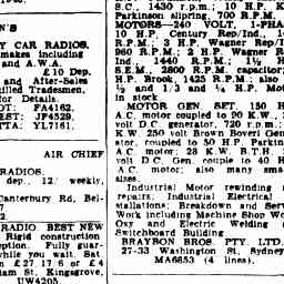 18 Dec 1954 Advertising Trove