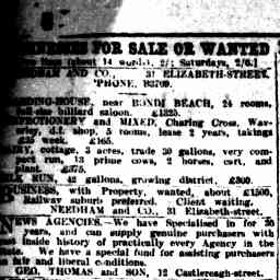 18 Nov 1921 Advertising Trove