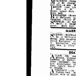 14 Aug 1950 - Family Notices - Trove