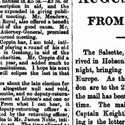 06 Aug 1868 - THE JUNE MAILS FROM EUROPE. - Trove