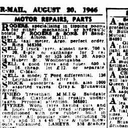 Aug 1946 Advertising Trove