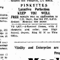 22 May 1929 - Advertising - Trove