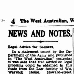 As published by The West Australian