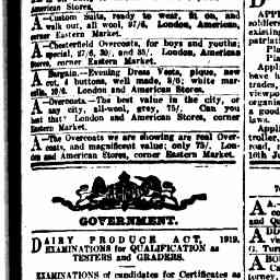 12 Jun 1920 - Classified Advertising - Trove