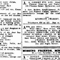 03 Oct 1923 - Classified Advertising - Trove