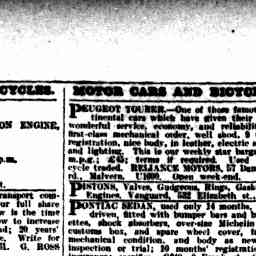 08 Mar 1930 Classified Advertising Trove