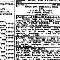 08 Mar 1930 Classified Advertising Trove