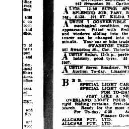01 Nov 1933 - Advertising - Trove