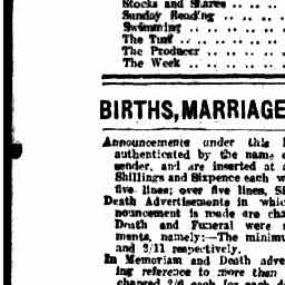 17 Mar 1923 - Family Notices - Trove