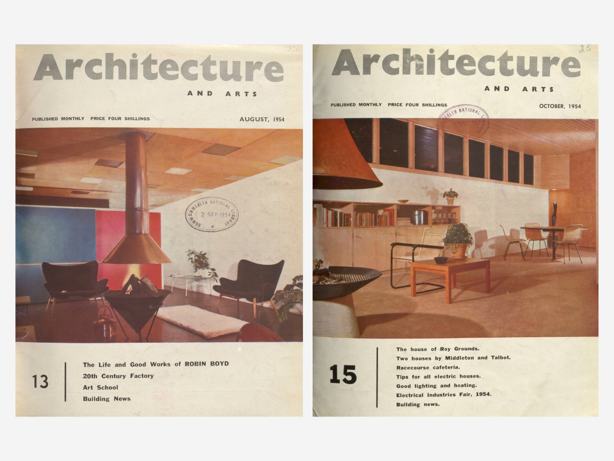 Two covers of Architecture and Arts