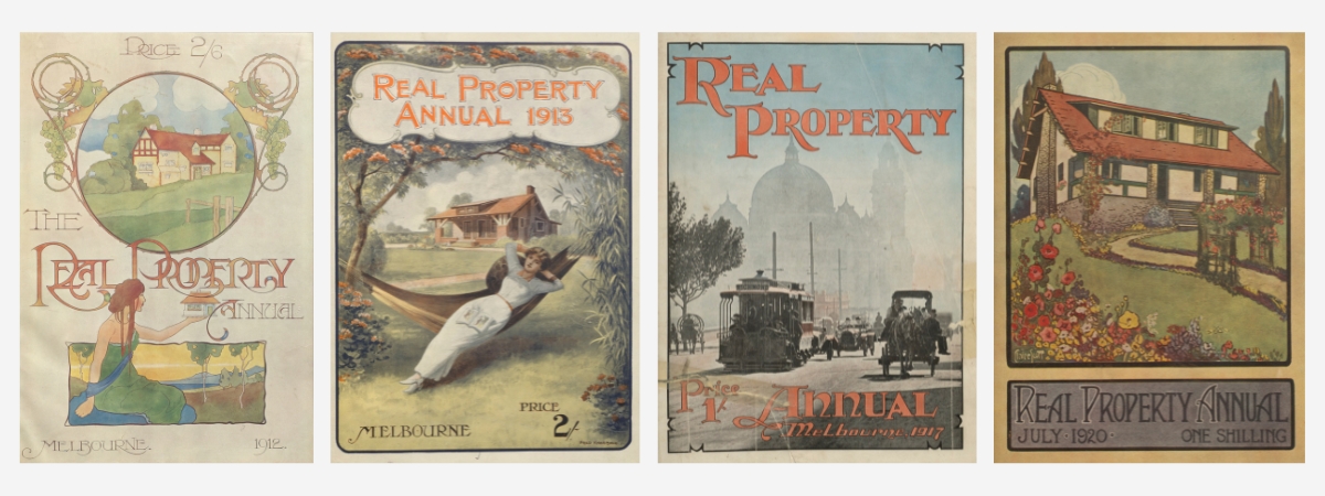 Four covers of The Real Property Annual