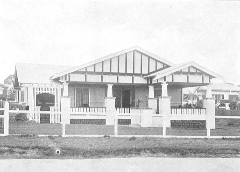 bungalow with gabled roof
