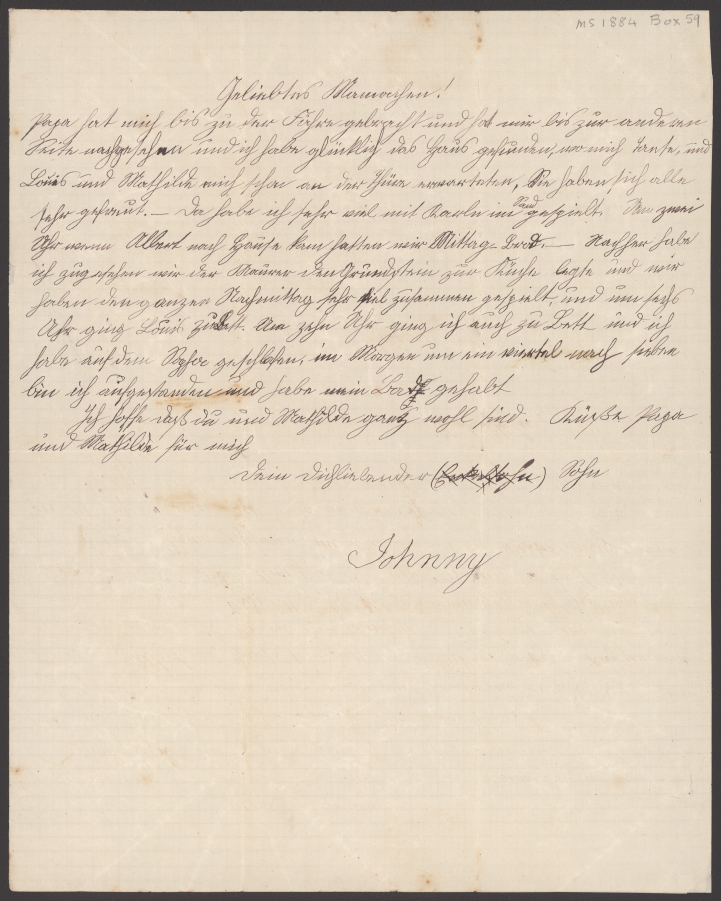Letter from John Monash