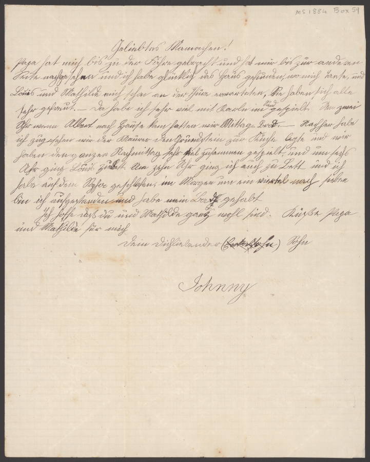 Letter from John Monash