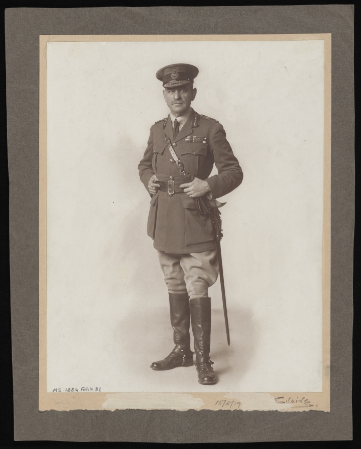 Photo of Sir John Monash in military uniform