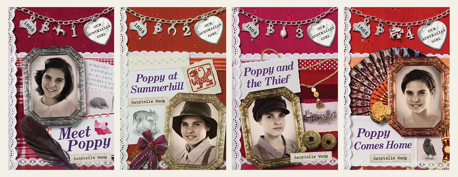 four book covers for the Our Australian Girl series