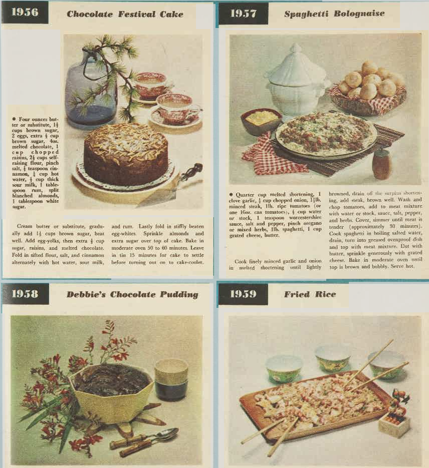 Favorite recipe cards from the 1950s
