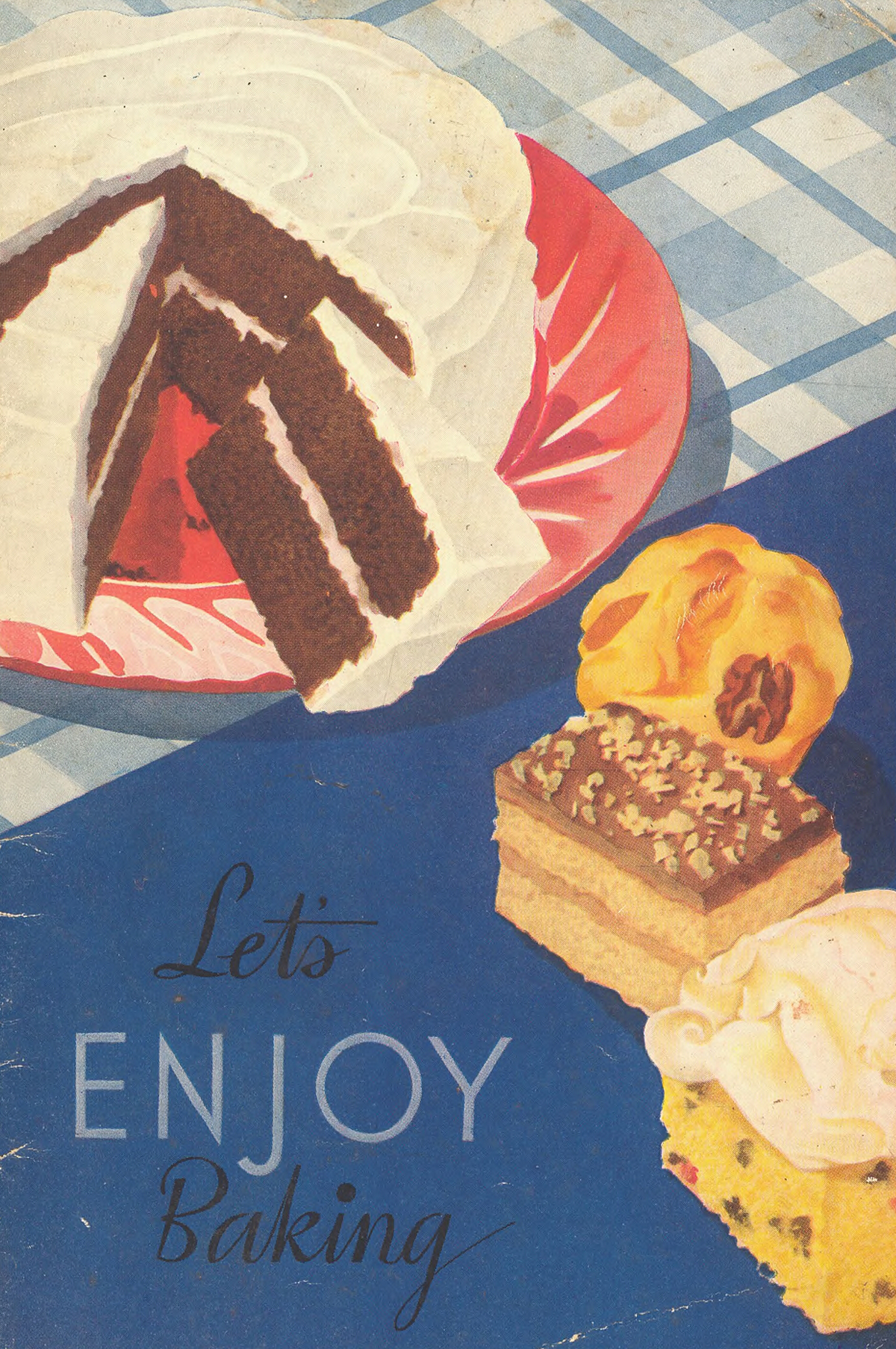 cover of let's enjoy baking cookbook