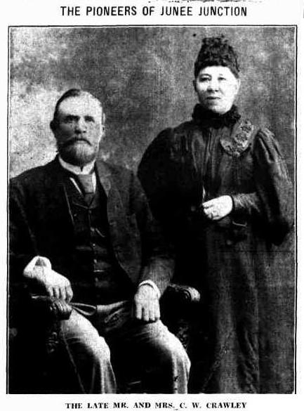 Portrait of Christopher and Elizabeth Crawley.