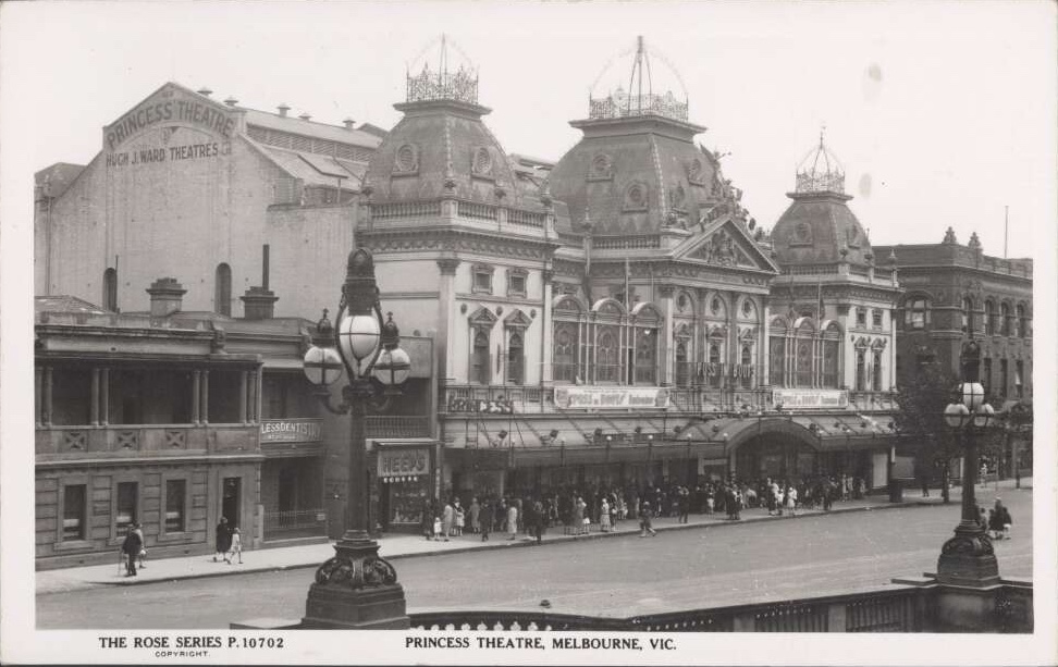 A postcard of The Princess Theatre