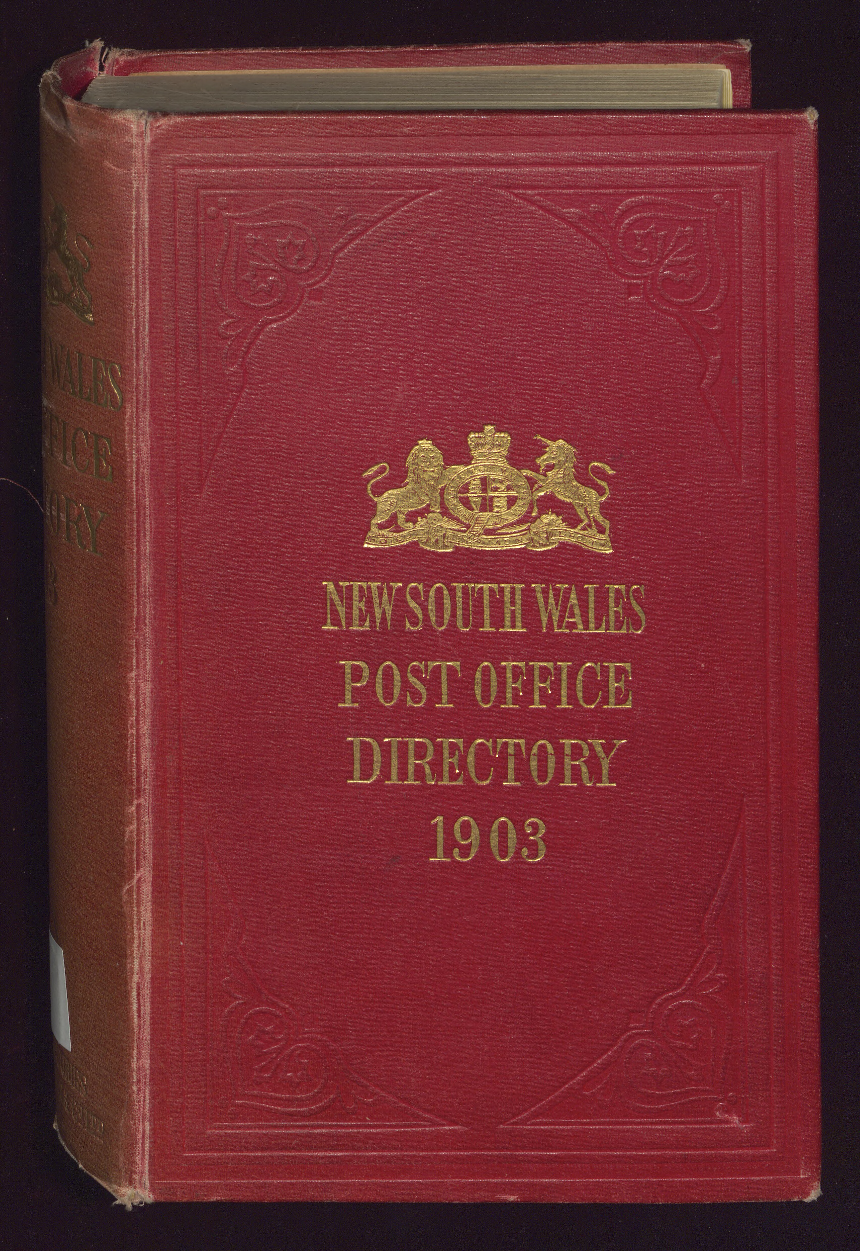 NSW Post Office Directory book for 1903