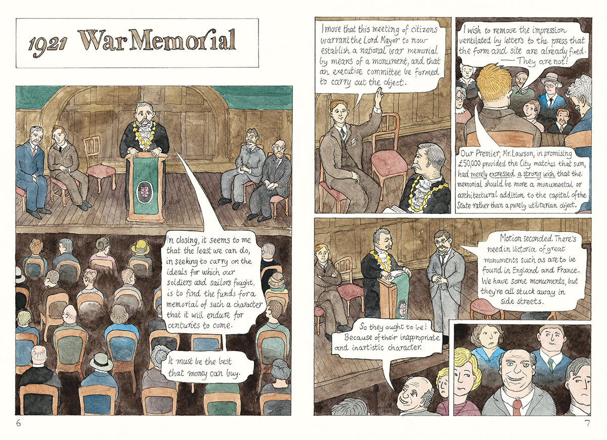 Pages 6 and 7 from making the shrine