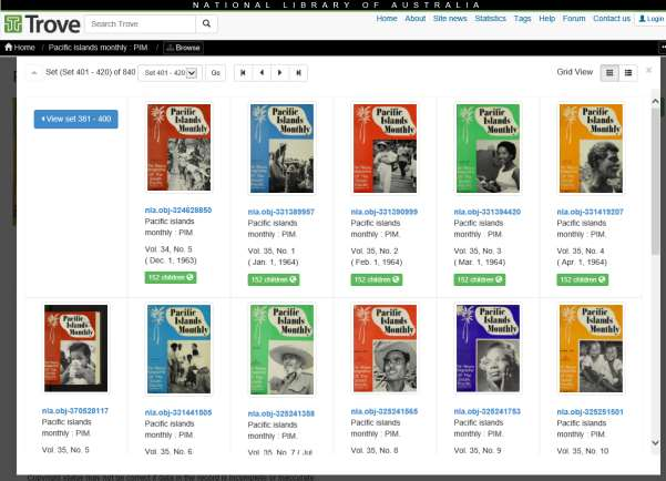 New browse functionality