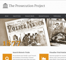 The Prosecution Project homepage