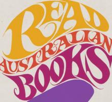 Poster reading 'Read Australian Books!' in 60s font