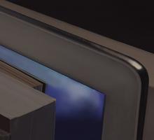 Photograph of iPad and books